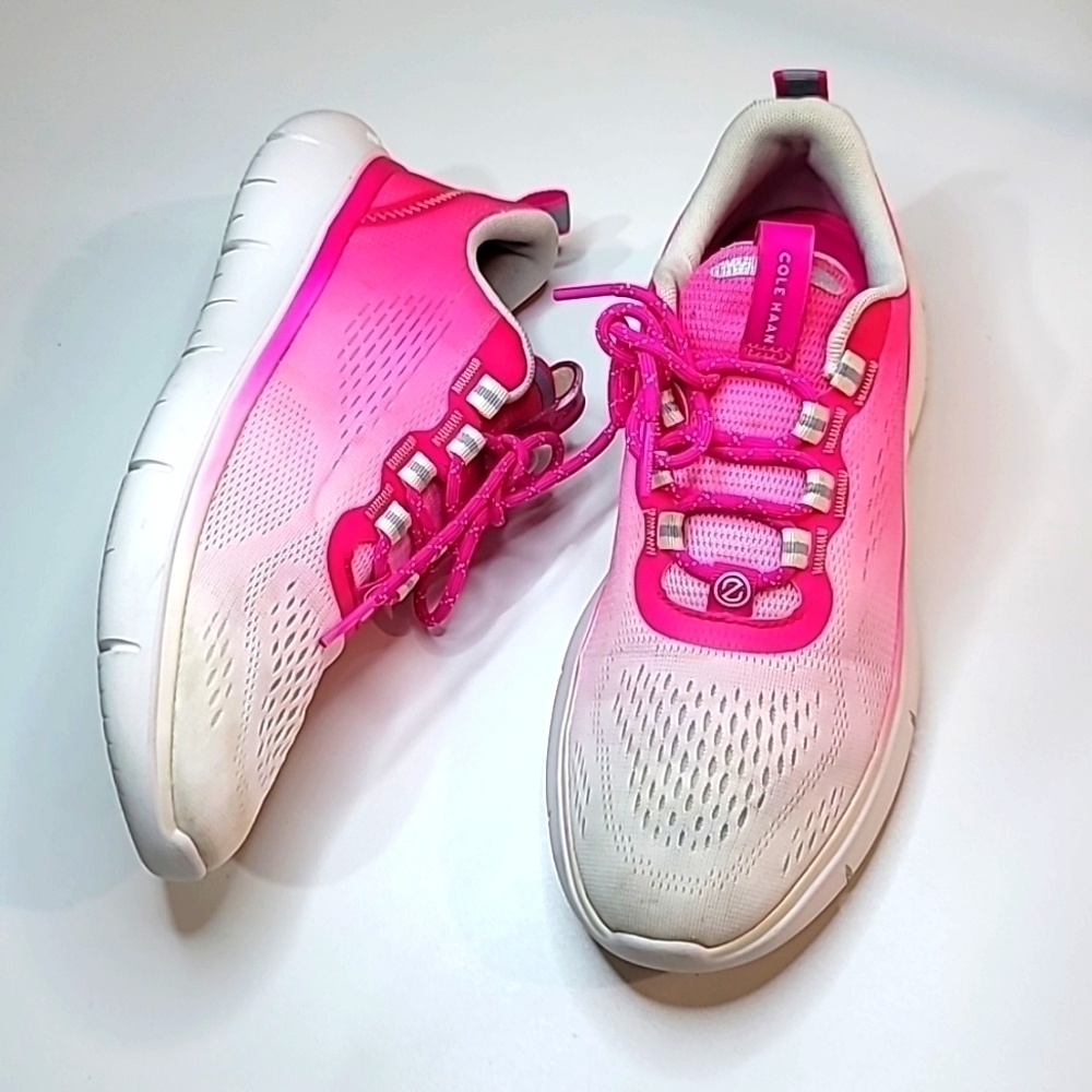 3/$50 COLE HAAN Zero Grand Ombre Neon Athletic Running Trainers Sneakers
